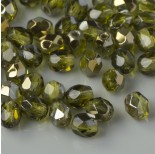 Zdjęcie - Fire Polish Bronze Iris Dark Olivine (ZR50316) 4mm